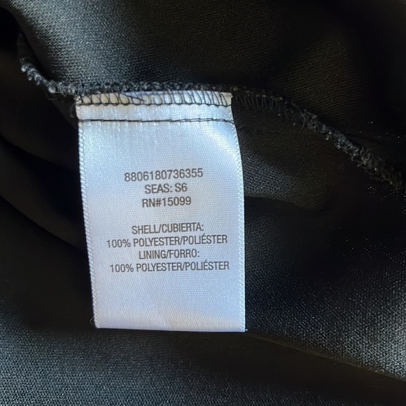 Bongo sheer, long sleeved sheer dress with black lining. Size 9 - Picture 10 of 10